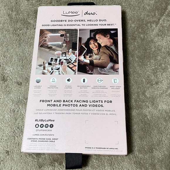 LUMEE duo INSTAFAME LIGHTED CASE iPhone XS Max - Picture 5 of 7